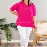 Jet to Paradise Top - Pink - LST ONES LAST ONES FINAL SALE