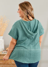 Load image into Gallery viewer, Bet on You Hooded Top - TEAL - LAST ONES FINAL SALE CLEARANCE
