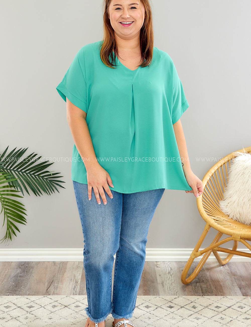 Can't Back Down Top - Mint* FINAL SALE *