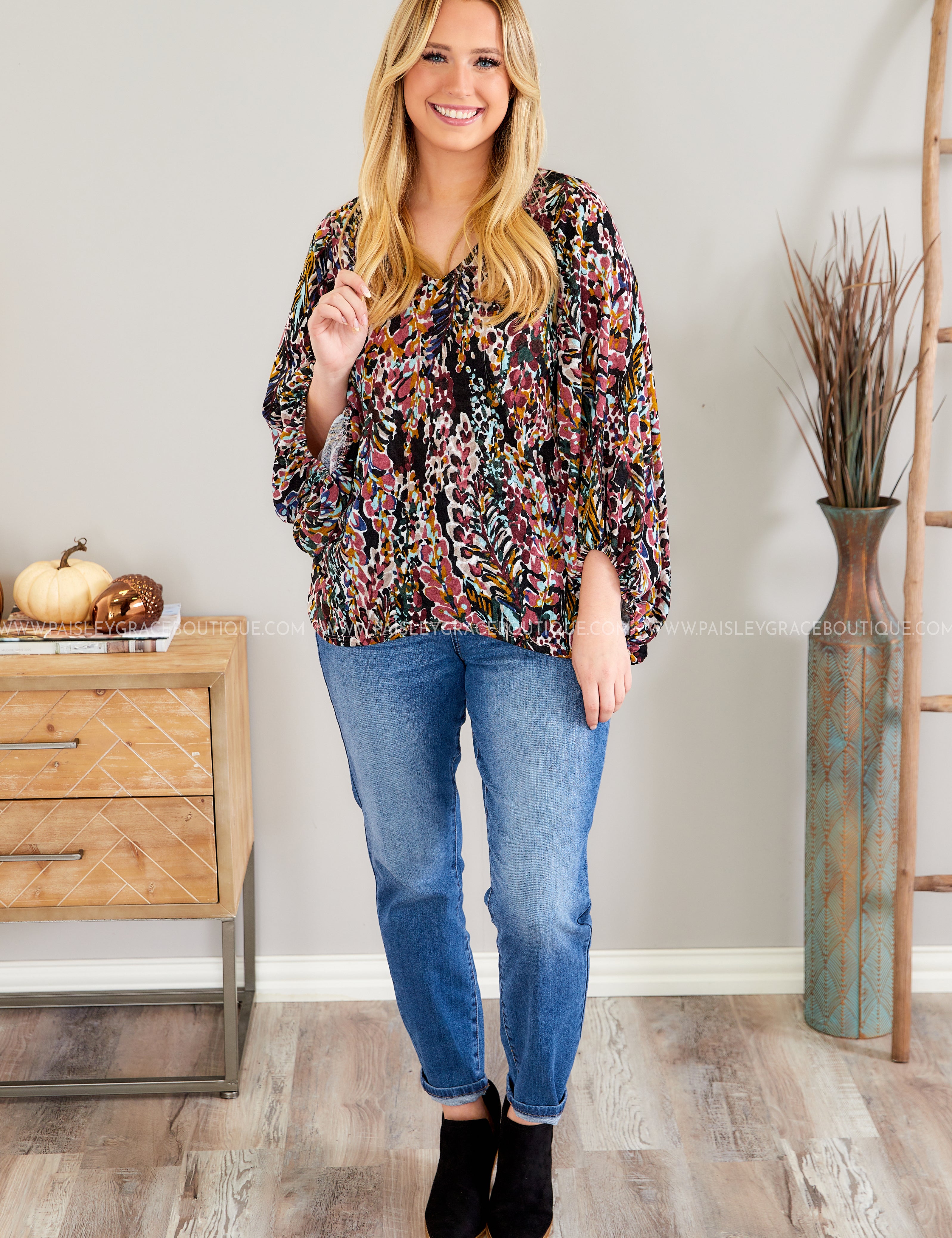 To the Nines Top - 2 Colors - LAST ONES FINAL SALE