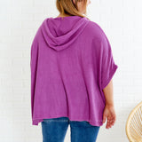 Sadie Poncho - Magenta DOORBUSTER* FINAL SALE *