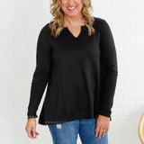 Faithfully Sure Top - Black* LAST ONES FINAL SALE *