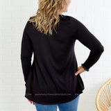 Faithfully Sure Top - Black* LAST ONES FINAL SALE *