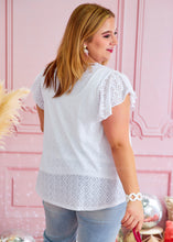 Load image into Gallery viewer, See You Staring Top - White - FINAL SALE
