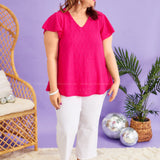 Get To Know You Top - Hot Pink* LAST ONES FINAL SALE *