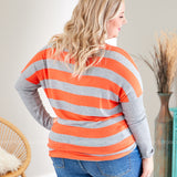 Trinity Knot Top- ORANGE- LAST ONES FINAL SALE
