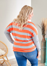 Load image into Gallery viewer, Trinity Knot Top- ORANGE- FINAL SALE
