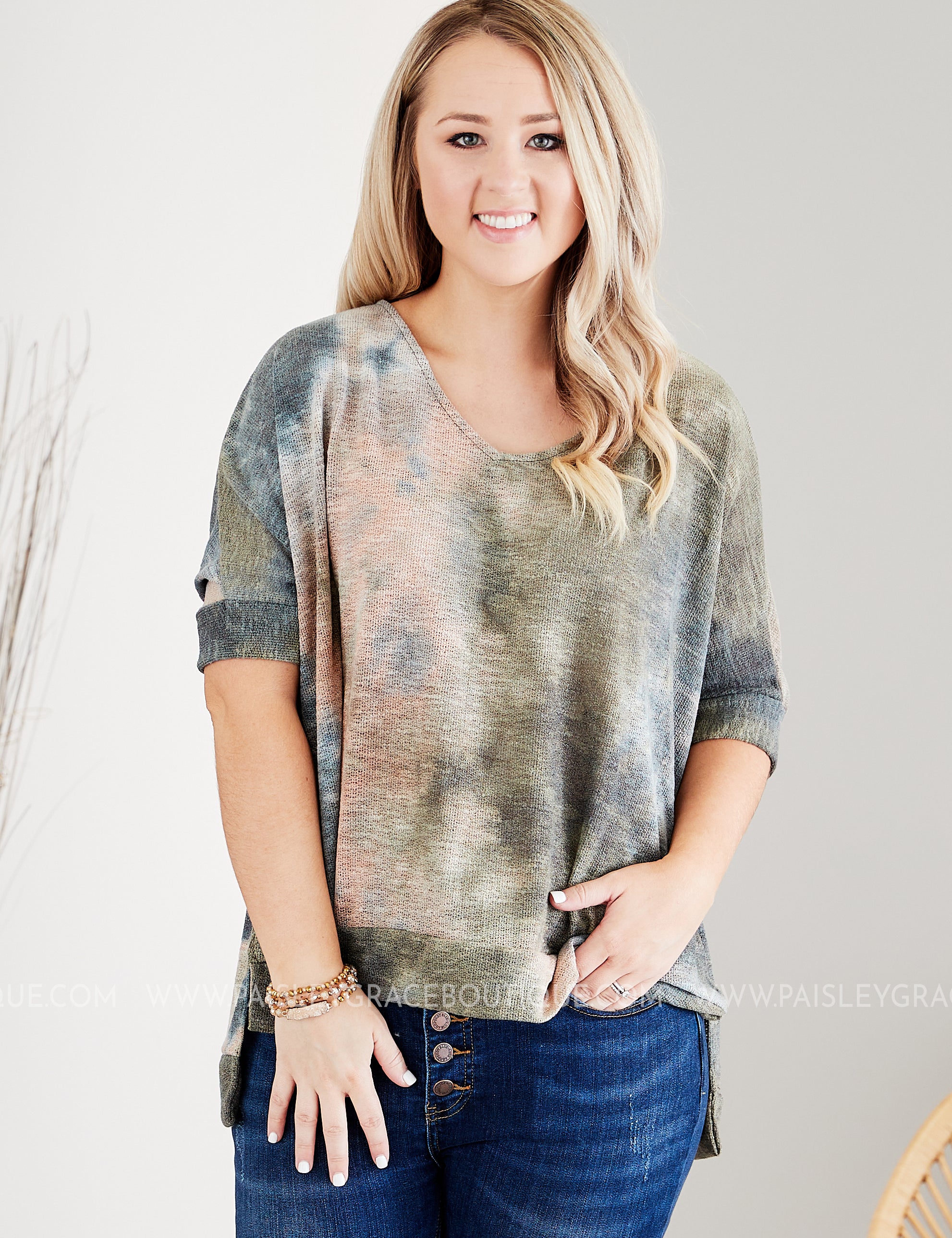 Chicago Breeze Top- SAGE - LAST ONES FINAL SALE