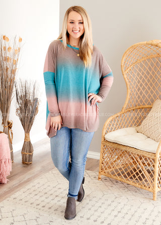 Painted Desert Poncho Top - FINAL SALE