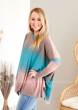 Load image into Gallery viewer, Painted Desert Poncho Top - FINAL SALE
