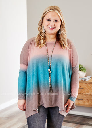 Painted Desert Poncho Top - FINAL SALE