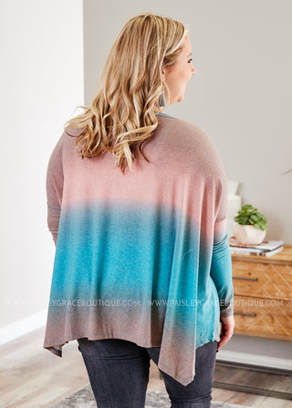 Painted Desert Poncho Top - FINAL SALE