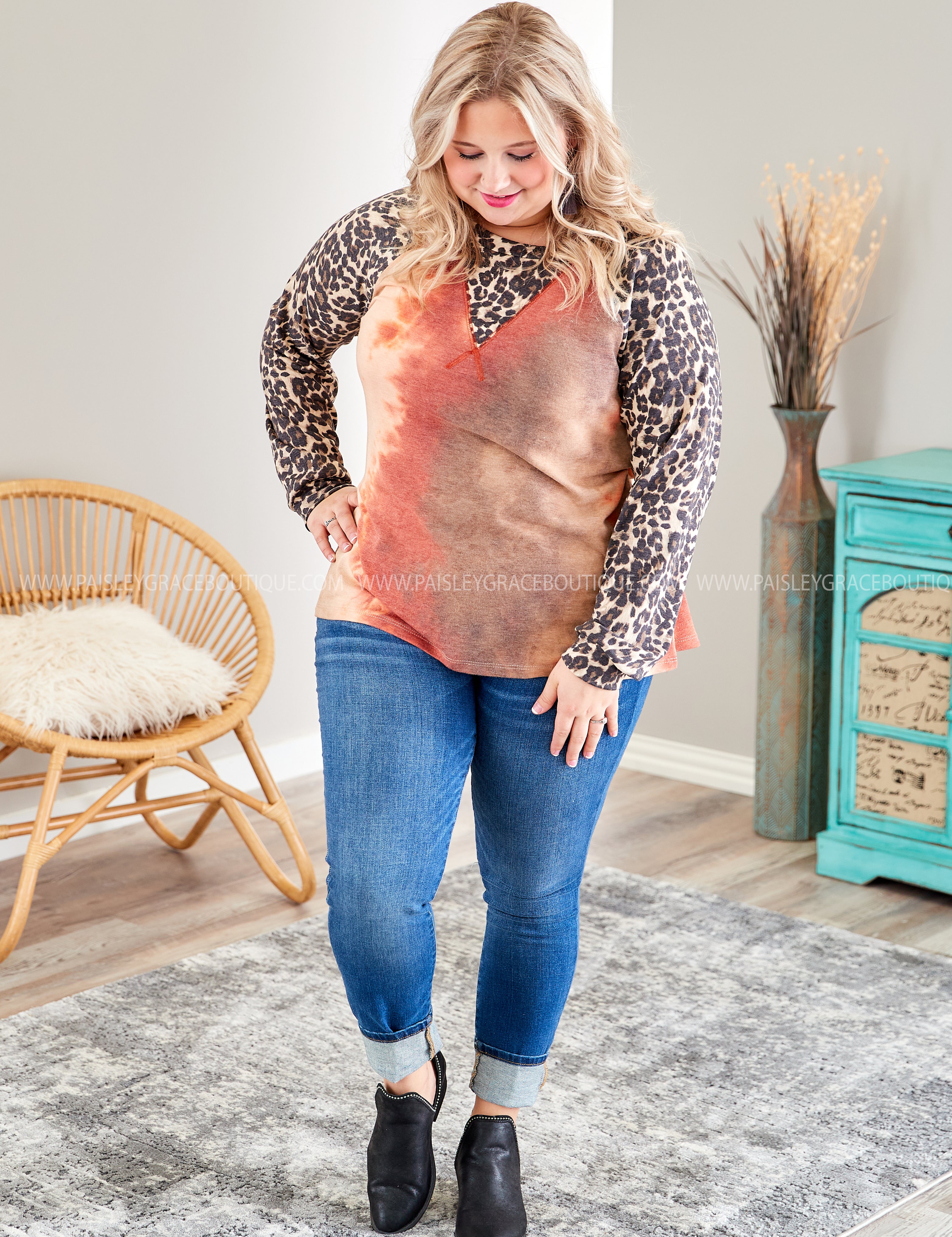 Safari Sunset Top  - LAST ONES FINAL SALE