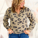 Run After Me Top - Taupe* LAST ONES FINAL SALE *