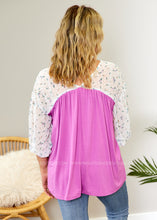 Load image into Gallery viewer, Take Your Word Top - ORCHID - FINAL SALE CLEARANCE
