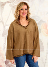 Load image into Gallery viewer, Chantilly Reversible Top - Brown - FINAL SALE
