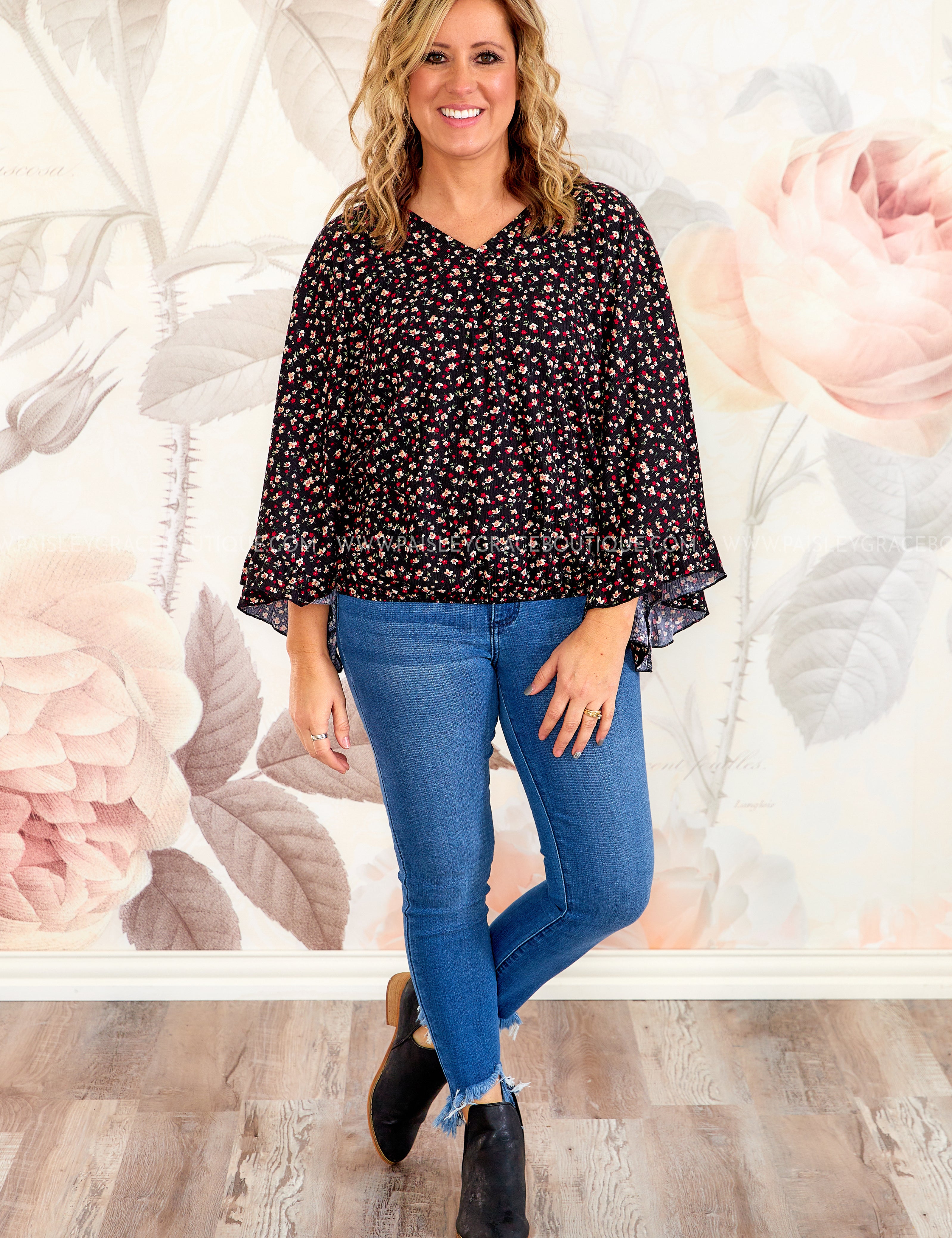 Botanic Bliss Top* LAST ONES FINAL SALE *