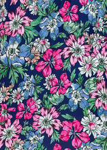 Load image into Gallery viewer, Summertime Blooms Top - Navy - FINAL SALE
