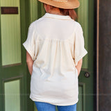 Let's Run Away Top - Cream* LAST ONES FINAL SALE *