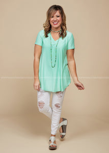 Perfect Tee- MINT - FINAL SALE CLEARANCE