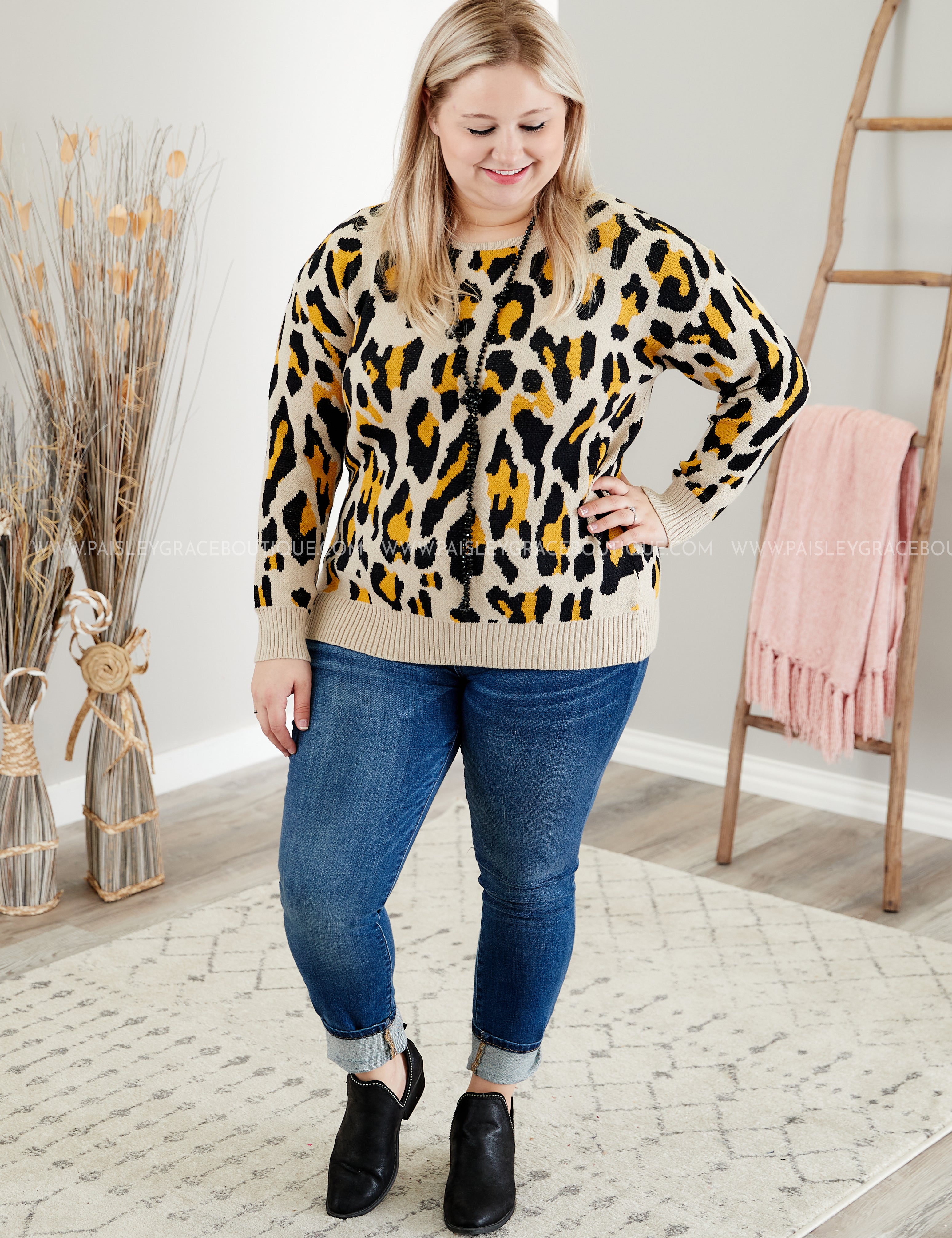 Back In A Flash Sweater - BEIGE - LAST ONES FINAL SALE