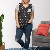 Seeking Casual Top-POLKA DOT - LAST ONES FINAL SALE