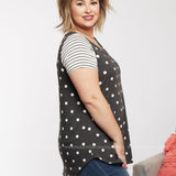 Seeking Casual Top-POLKA DOT - LAST ONES FINAL SALE