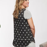 Seeking Casual Top-POLKA DOT - LAST ONES FINAL SALE