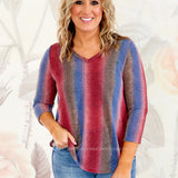 First Sunrise Top-Burgundy* LAST ONES FINAL SALE *