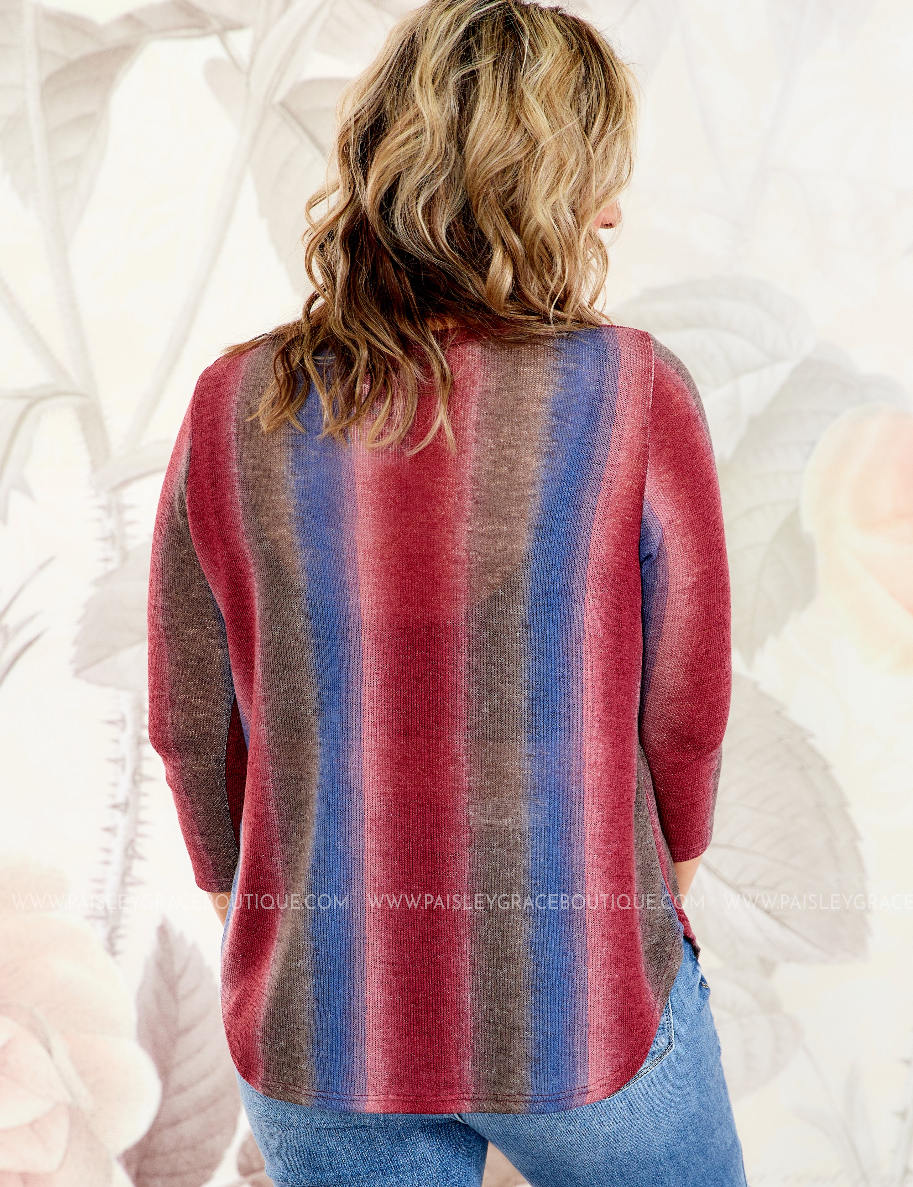 First Sunrise Top-Burgundy* LAST ONES FINAL SALE *