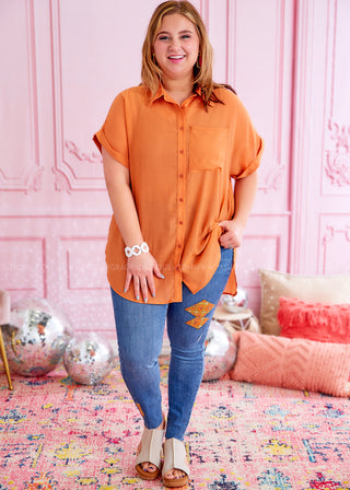 Spring Breakers Top - Orange - FINAL SALE