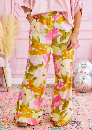 Throw A Party Pants - Pink - LAST ONE FINAL SALE