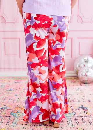 Throw A Party Pants - Red - FINAL SALE