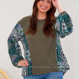 Carpe Diem Top - Olive* LAST ONES FINAL SALE *