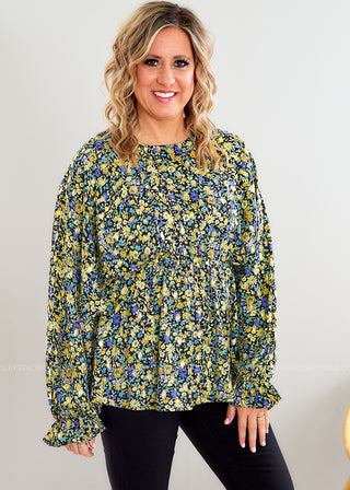 Petal to The Metal Top - Black (REG. ONLY) - LAST ONE FINAL SALE