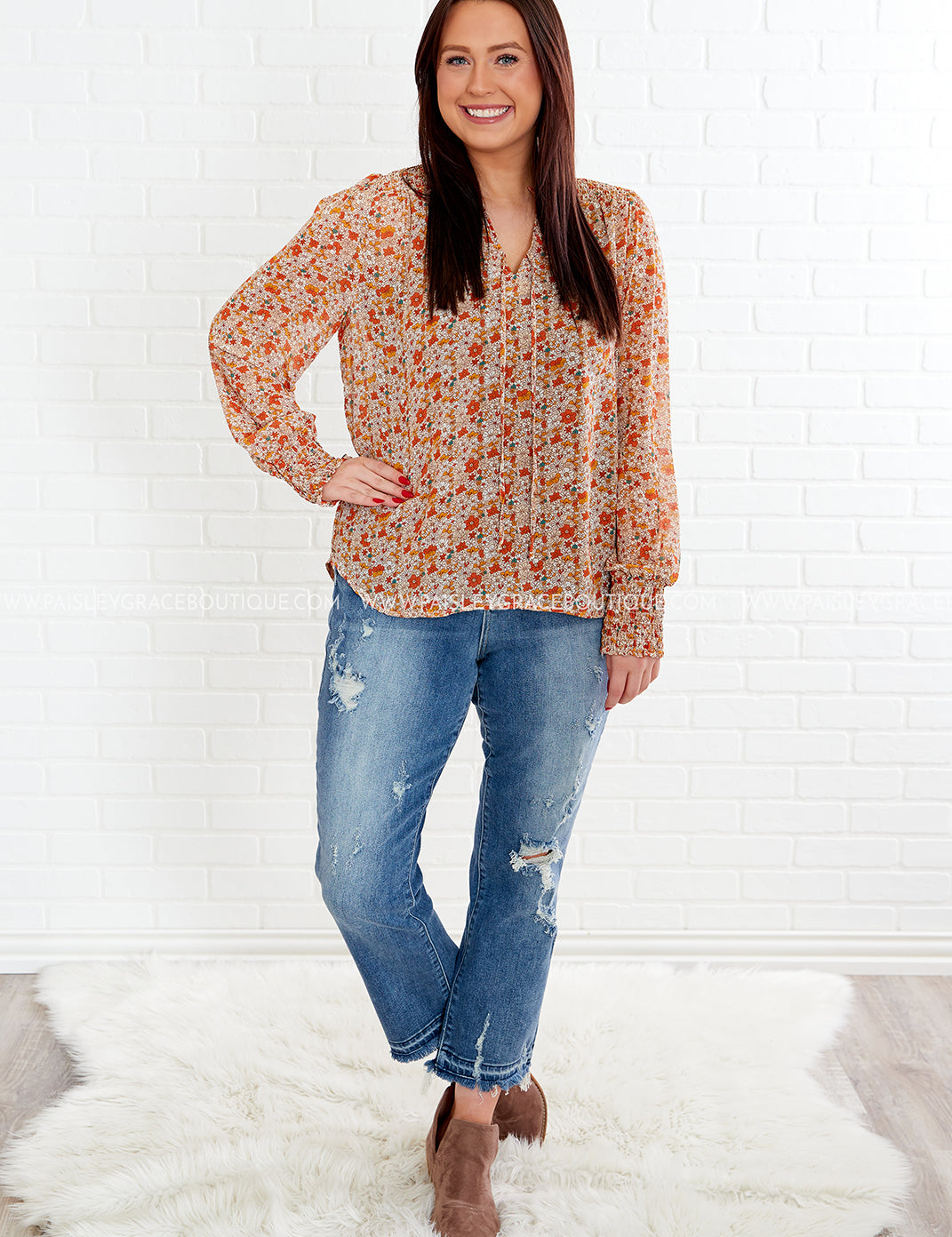 Flirty with Flair Top - LAST ONES FINAL SALE