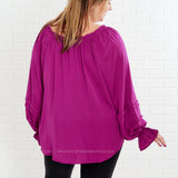 A New Perspective Top - Magenta - LAST ONES FINAL SALE