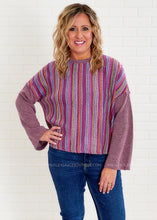 Load image into Gallery viewer, Time of Our Lives Sweater - Purple - FINAL SALE
