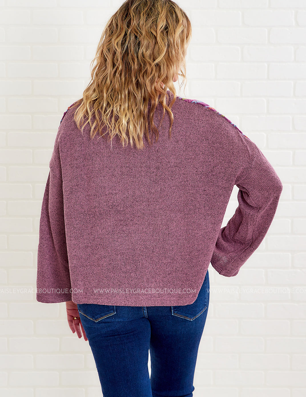 Time of Our Lives Sweater - Purple* LAST ONES FINAL SALE *