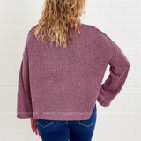 Time of Our Lives Sweater - Purple* LAST ONES FINAL SALE *