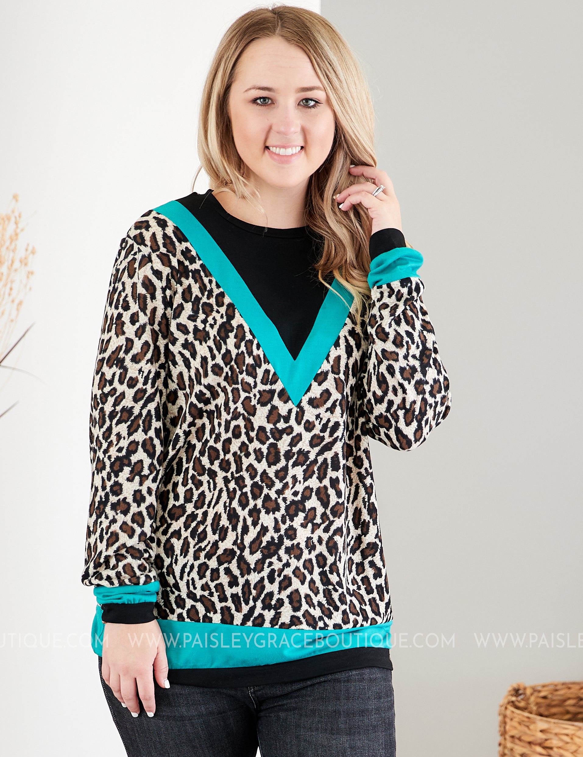 I'm All Yours Top- TURQUOISE- LAST ONES FINAL SALE