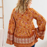 Painted Inspiration Top - Rust - LAST ONES FINAL SALE