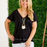 Renewed Top by POL - BLACK - LAST ONES FINAL SALE