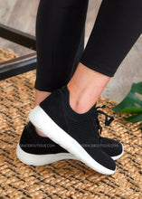 Load image into Gallery viewer, Trisha Sneaker by Very G - Black  - FINAL SALE
