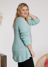 Load image into Gallery viewer, Laced With Love Sweater-ICE BLUE - FINAL SALE
