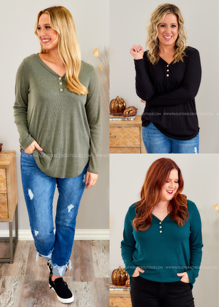 Wishful Heart Top - 3 Colors - FINAL SALE