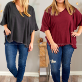 Just Too Good Top - 2 Colors - LAST ONES FINAL SALE