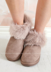 Frost Booties By Very G - Taupe - FINAL SALE