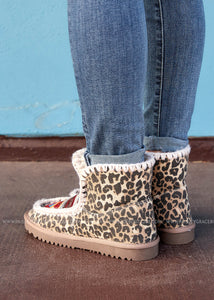 Marvi Boot by Very G - Tan Leopard - FINAL SALE