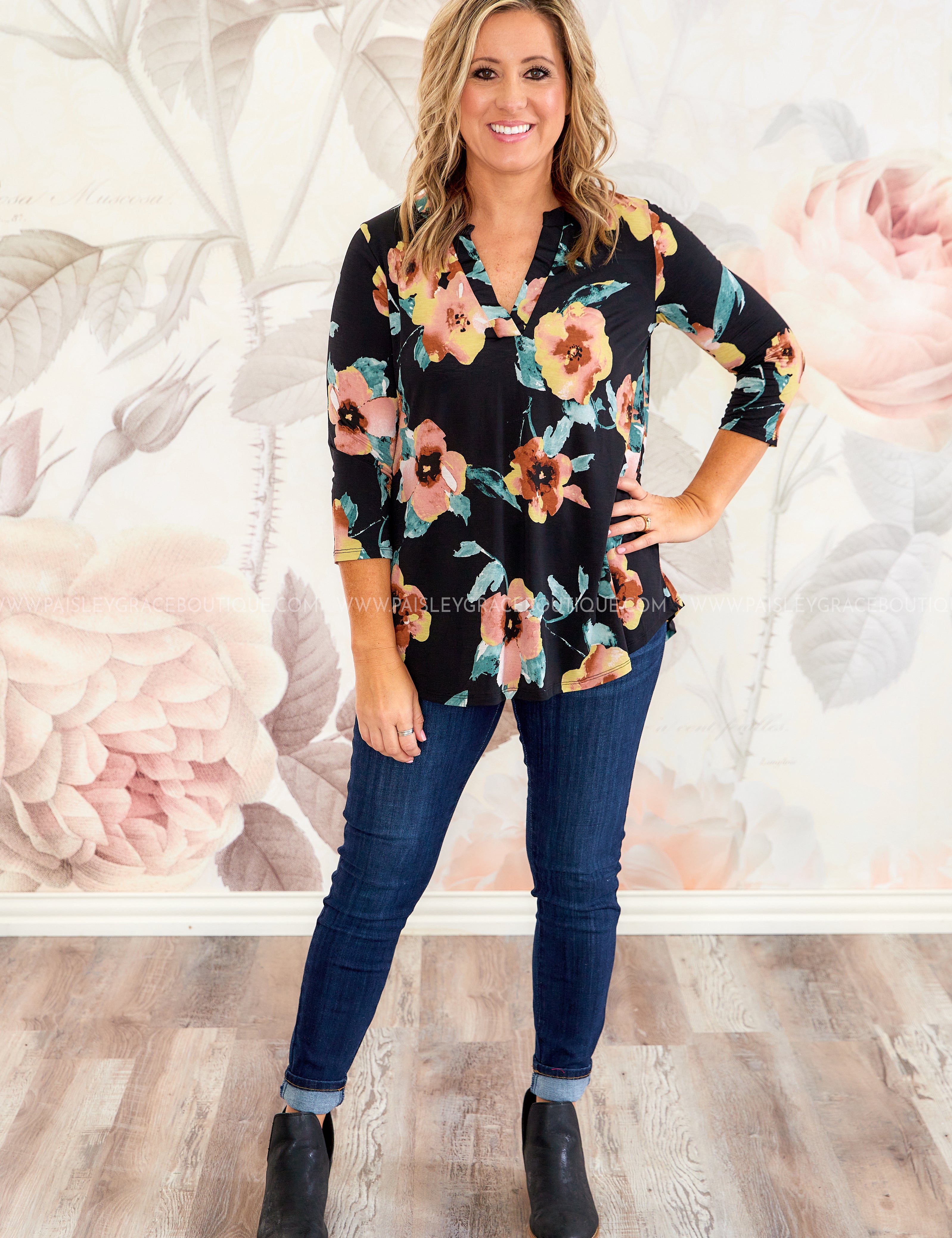 Garden Storm Top* FINAL SALE *